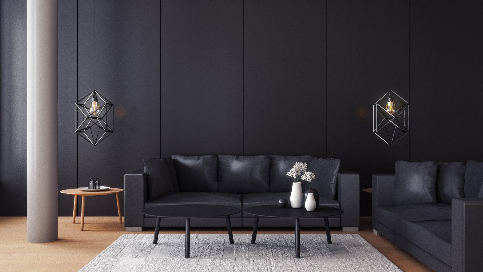 Black Beauty - Wohnen in Schwarz